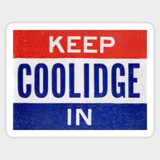 1924 Keep Coolidge In Office Sticker